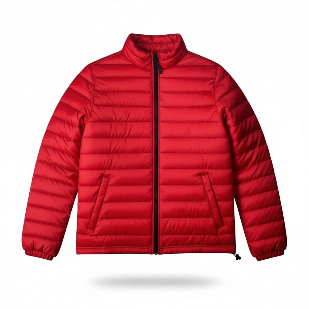 Men's Aeropostale Remixed Down‎ Red Puffer Jacket Small No Hood